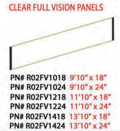 XRS FV CLR SECTION 11'-10"X18