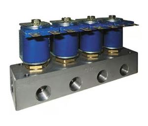 MANIFOLD SS 1/4NPT 120VAC METERED FOUR