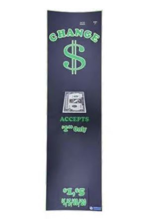 LEXAN FRONT, AC1005 DECAL (CHANGE 1,5,10,20)